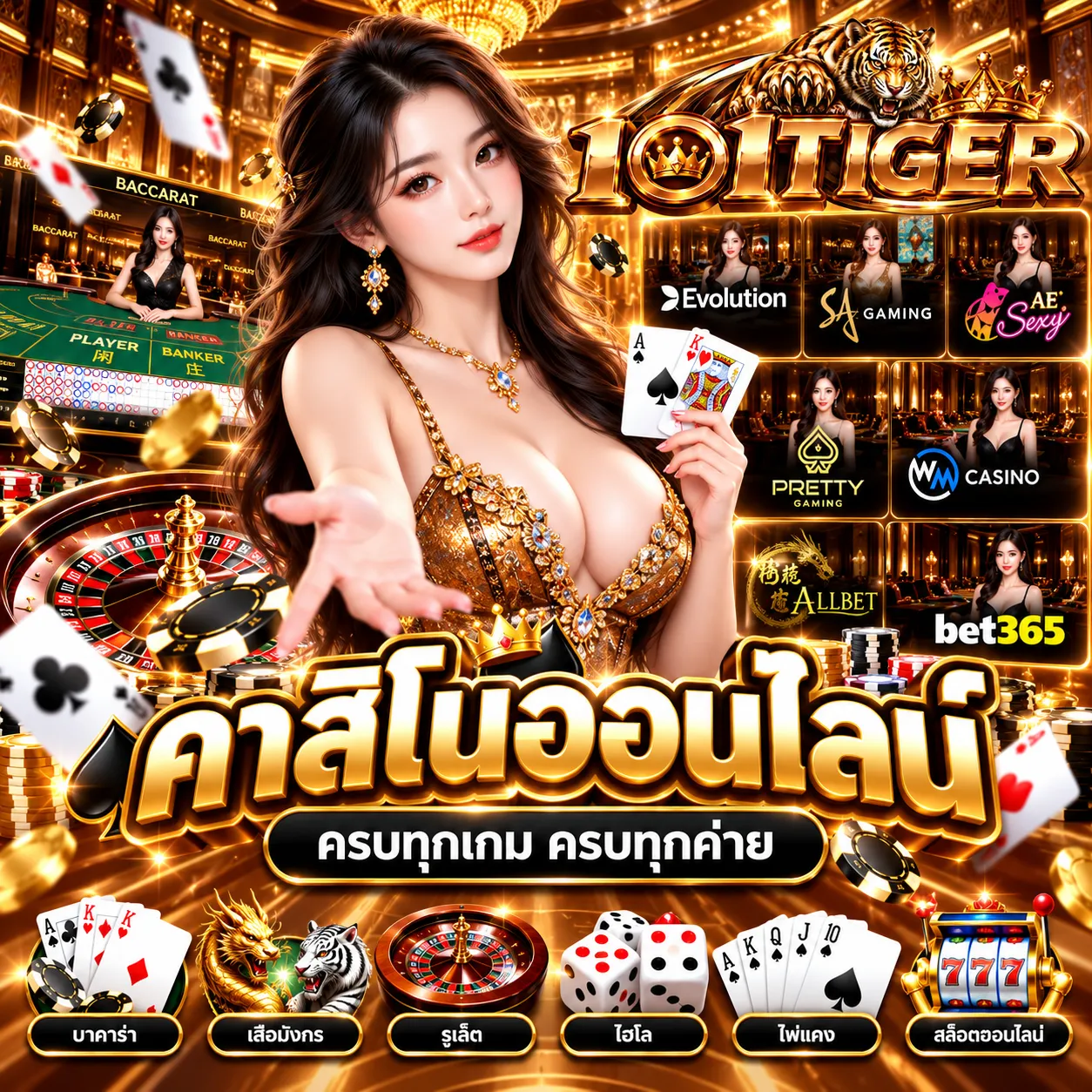 101TIGER - คาสิโนออนไลน์